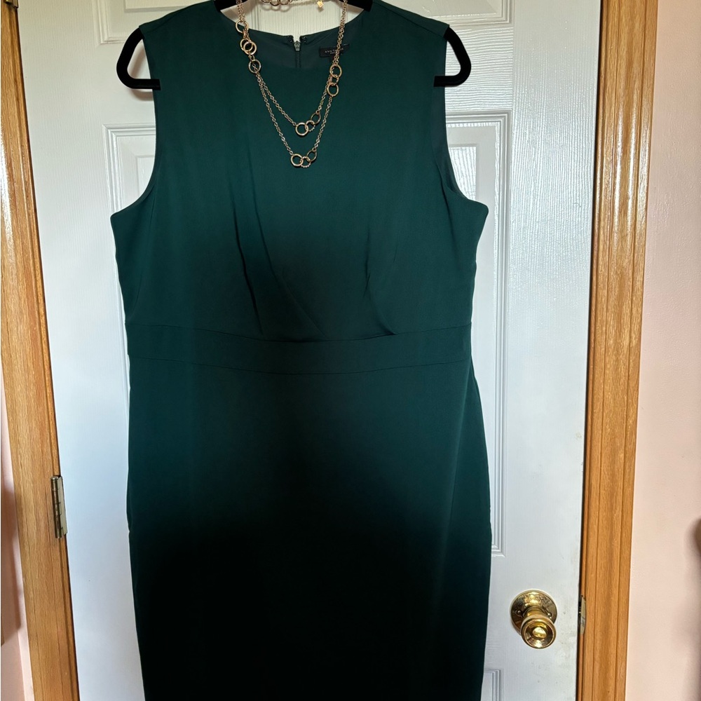 NWT Green dress fully lined